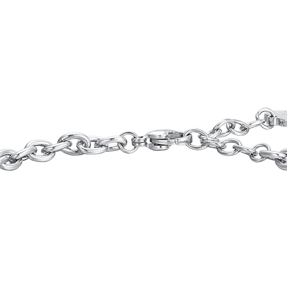 PULSERA DE ACERO PARA MUJER ROSA GIRATORIA - Imagen 5