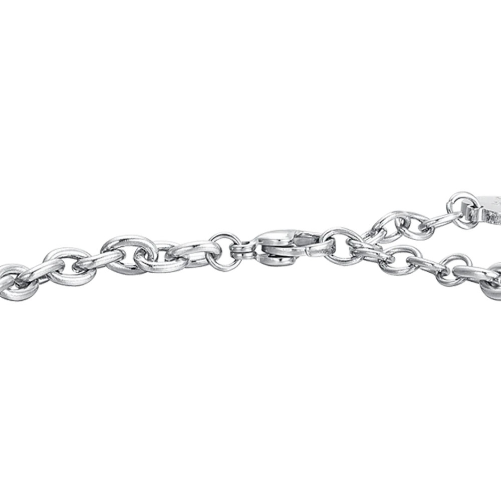 PULSERA DE ACERO CHAPADA EN ORO ROSA PARA MUJER ROSA GIRATORIA - Imagen 5