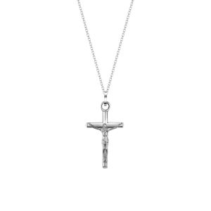 CADENA DE ACERO PARA HOMBRE CON CRUCIFIJO