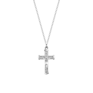 CADENA DE ACERO PARA HOMBRE CON CRUCIFIJO