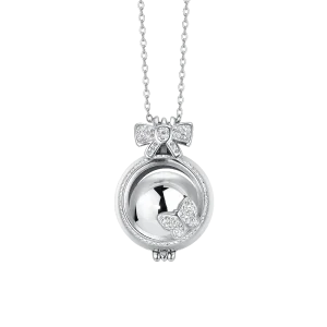 COLLAR DE LLAMADA ÁNGEL CON COLGANTE LAZO