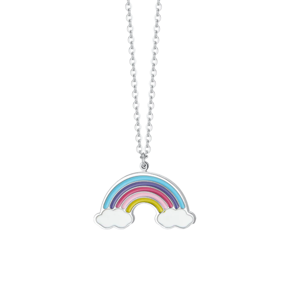 CADENA DE ACERO PARA NIÑA CON ARCOÍRIS - Imagen 4